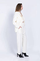 SABINA MUSAYEV LOUISE JACKET - Bread Boutique  - absolutely stunning, collared, GLAMOROUS, GORGEOUS, LONG SLEEVED, RED, SABINA MUSAYEV, SEXY, sleeved, SOFT, SOPHISTICATED, STUNNING, stylish, SUPERB, TAILORED, WHITE - Darwin boutique - Darwin fashion