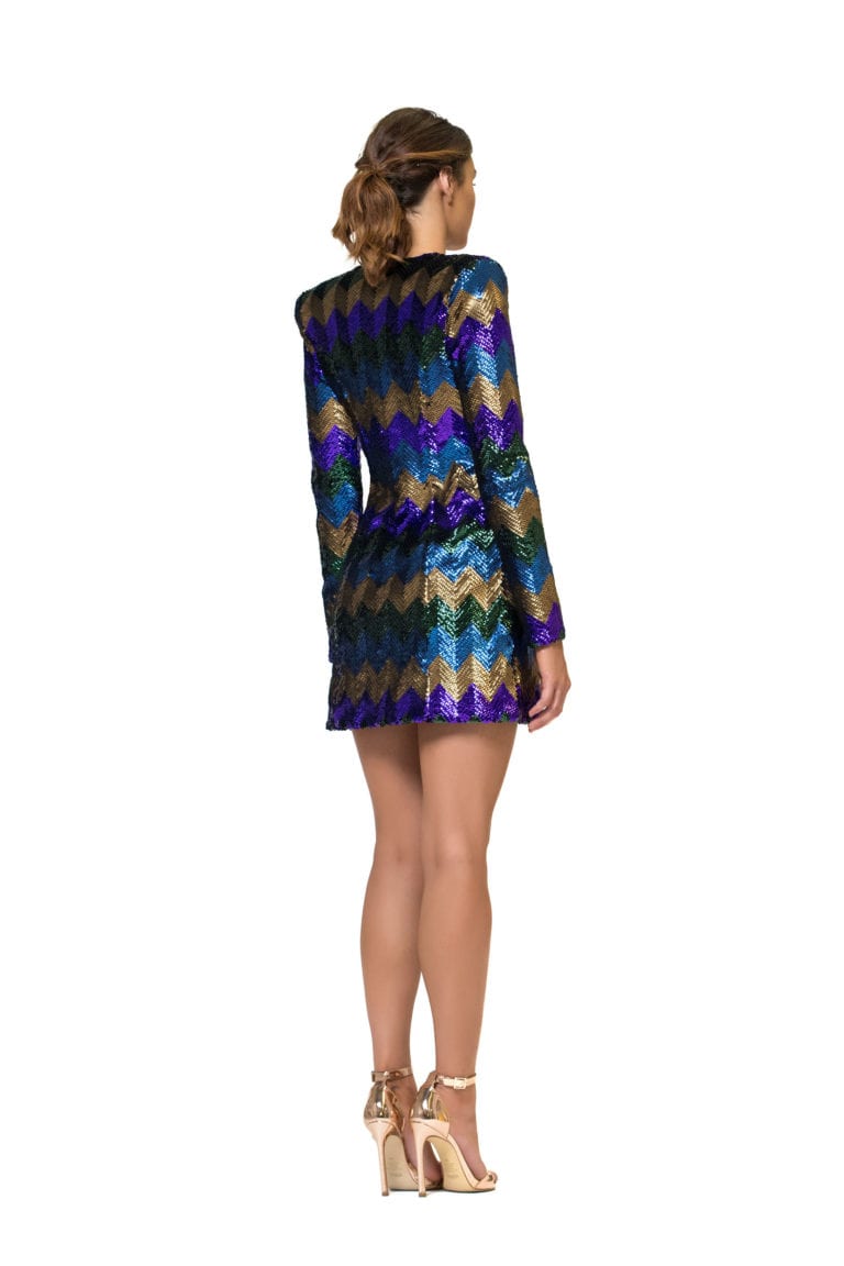 ZHIVAGO SHOW ME THE WAY DRESS - Bread Boutique  - absolutely stunning, asymmetrical, dress, GLAMOROUS, GORGEOUS, LONG SLEEVED, sequin, SEQUINED, SEXY, SHIMMERING, shiny, SOFT, SOPHISTICATED, sophisticaterd, STRETCHY, STUNNING, stylish, SUPERB, WAISTED, Zhivago - Darwin boutique - Darwin fashion