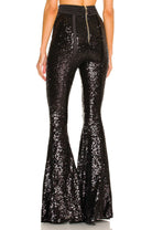 Zhivago LOLA Sequin flared pant - Bread Boutique  - absolutely stunning, black, GLAMOROUS, GORGEOUS, PANT, sequin, SEXY, SOFT, STUNNING, SUPERB, WAISTED, Zhivago - Darwin boutique - Darwin fashion