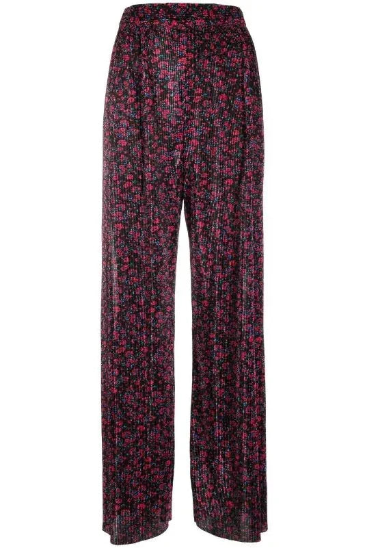SABINA MUSAYEV HAISLEY PANTS - BLACK PRINT - Bread Boutique  - asymmetrical, black, BLACK FLORAL, GLAMOROUS, GORGEOUS, PANT, pants, SABINA MUSAYEV, SEXY, SOFT, SOPHISTICATED, STUNNING, SUPERB, WAISTED - Darwin boutique - Darwin fashion