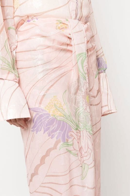 SABINA MUSAYEV LIMA SKIRT - BLUSH PRINT - Bread Boutique  - absolutely stunning, assymetricaal, asymmetrical, BLUSH, floral, FLOWERS, GLAMOROUS, GORGEOUS, loose fit, PINK, polyester, printedfloral, SABINA MUSAYEV, SEXY, shiny, SOFT, SOPHISTICATED, STUNNING, stylish, summer, SUPERB, WAISTED - Darwin boutique - Darwin fashion