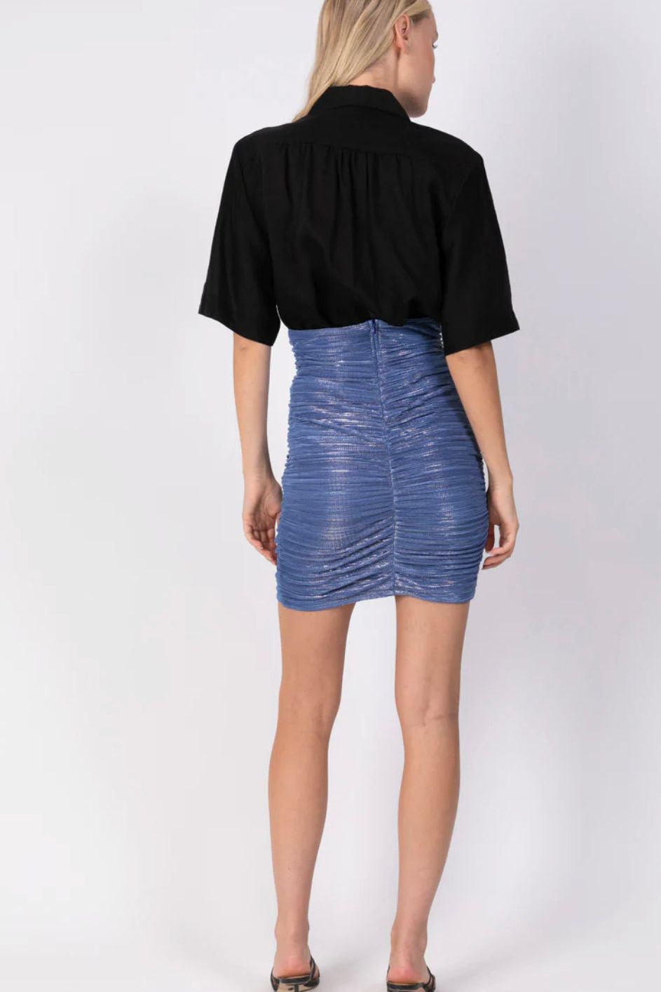 SABINA MUSAYEV MAKARA SKIRT - Bread Boutique  - asymmetrical, GLAMOROUS, GORGEOUS, SABINA MUSAYEV, SEXY, SHIMMER, skirt, SOFT, SOPHISTICATED, sophisticaterd, STUNNING, stylish, SUPERB, WAISTED - Darwin boutique - Darwin fashion