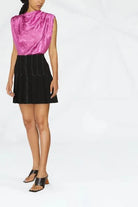 SABINA MUSAYEV RIDLEY TOP FUCHSIA - Bread Boutique  - fuschia, GLAMOROUS, GORGEOUS, loose fit, polyester, SABINA MUSAYEV, SATIN, SEXY, shiny, sleeveless, SOFT, SOPHISTICATED, STUNNING, stylish, SUPERB, TOP, TOPS - Darwin boutique - Darwin fashion