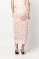 SABINA MUSAYEV LIMA SKIRT - BLUSH PRINT - Bread Boutique  - absolutely stunning, assymetricaal, asymmetrical, BLUSH, floral, FLOWERS, GLAMOROUS, GORGEOUS, loose fit, PINK, polyester, printedfloral, SABINA MUSAYEV, SEXY, shiny, SOFT, SOPHISTICATED, STUNNING, stylish, summer, SUPERB, WAISTED - Darwin boutique - Darwin fashion
