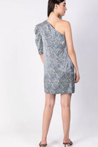 SABINA MUSAYEV HYDRA ONE SLEEVED MINI DRESS - Bread Boutique  - absolutely stunning, asymmetrical, dress, GLAMOROUS, GORGEOUS, polyester, SABINA MUSAYEV, SEXY, SHIMMER, SOFT, SOPHISTICATED, STUNNING, stylish, SUPERB - Darwin boutique - Darwin fashion