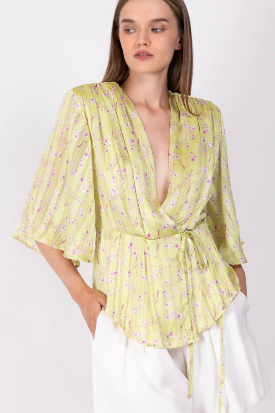 SABINA MUSAYEV FIELD TOP - LIME - Bread Boutique  - SABINA MUSAYEV - Darwin boutique - Darwin fashion
