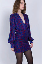 SABINA MUSAYEV CAPELLA DRESS - Bread Boutique  - asymmetrical, GLAMOROUS, GORGEOUS, long sleeve, puffed sleeve, SABINA MUSAYEV, SEXY, SOFT, SOPHISTICATED, STRETCHY, STUNNING, SUPERB, WAISTED - Darwin boutique - Darwin fashion
