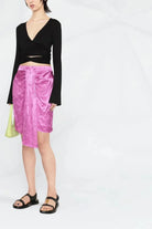 SABINA MUSAYEV ORCA SKIRT FUCHSIA - Bread Boutique  - asymmetrical, GLAMOROUS, GORGEOUS, polyester, SABINA MUSAYEV, SEXY, skirt, SOFT, SOPHISTICATED, STUNNING, SUPERB, viscose silk, WAISTED - Darwin boutique - Darwin fashion
